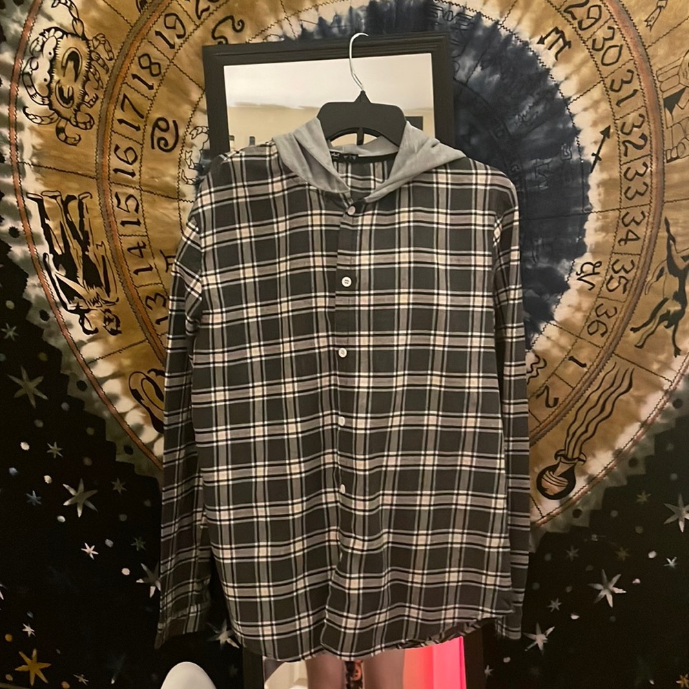 Button Down Hoodie